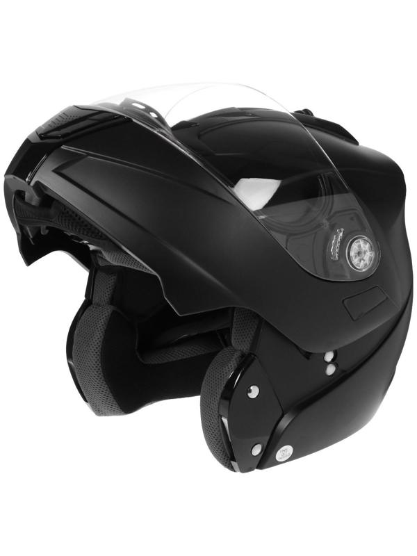 Шлем модуляр, черный, матовый, размер XL, FF839