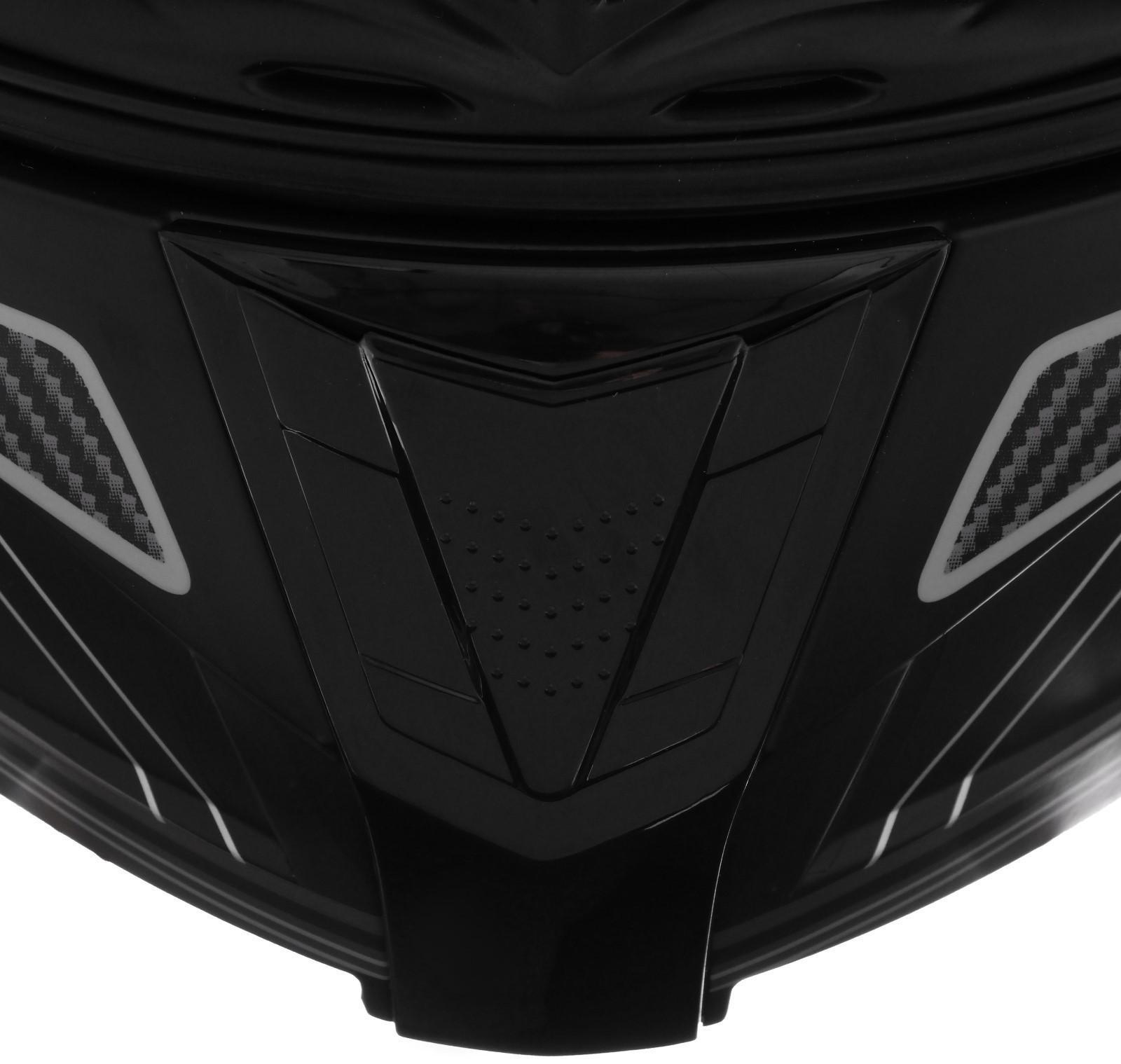 Шлем модуляр, графика, черно-серый, размер L, FF839