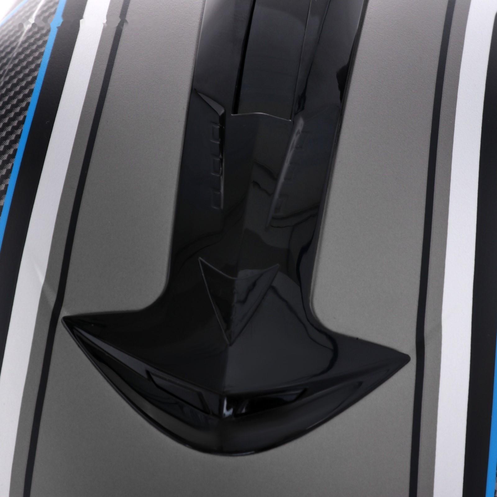 Шлем модуляр, графика, черно-синий, размер XL, FF839