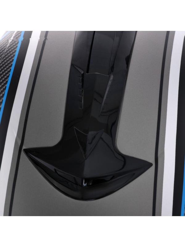 Шлем модуляр, графика, черно-синий, размер XL, FF839