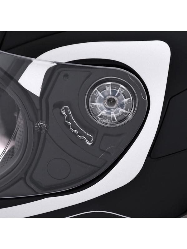 Шлем модуляр, графика, черно-синий, размер XL, FF839