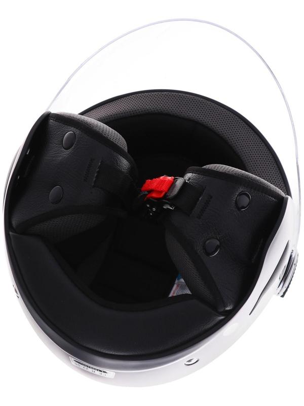 Шлем открытый с визором, черный, матовый, размер XL, OF635