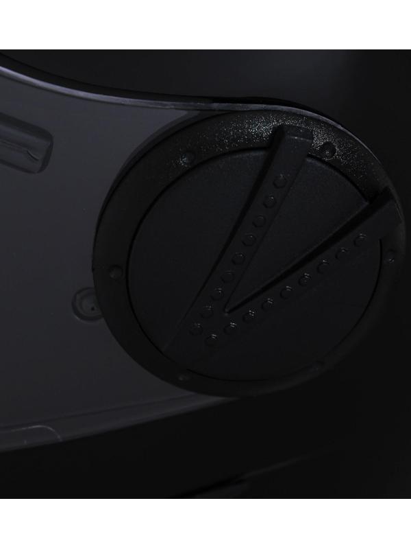 Шлем открытый с визором, черный, глянцевый, размер XL, OF635