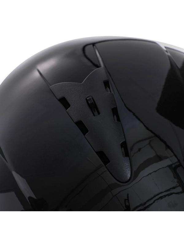 Шлем открытый с визором, черный, глянцевый, размер XL, OF635