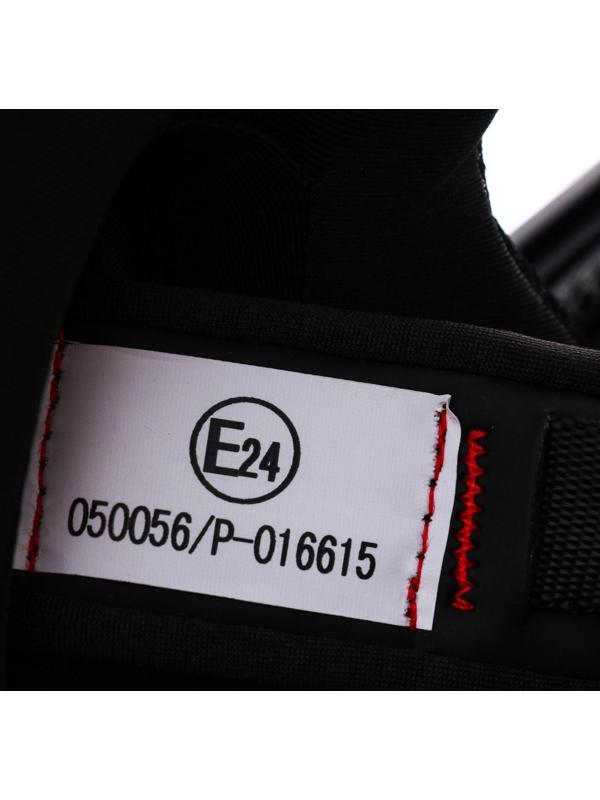 Шлем открытый с визором, черный, глянцевый, размер XL, OF635