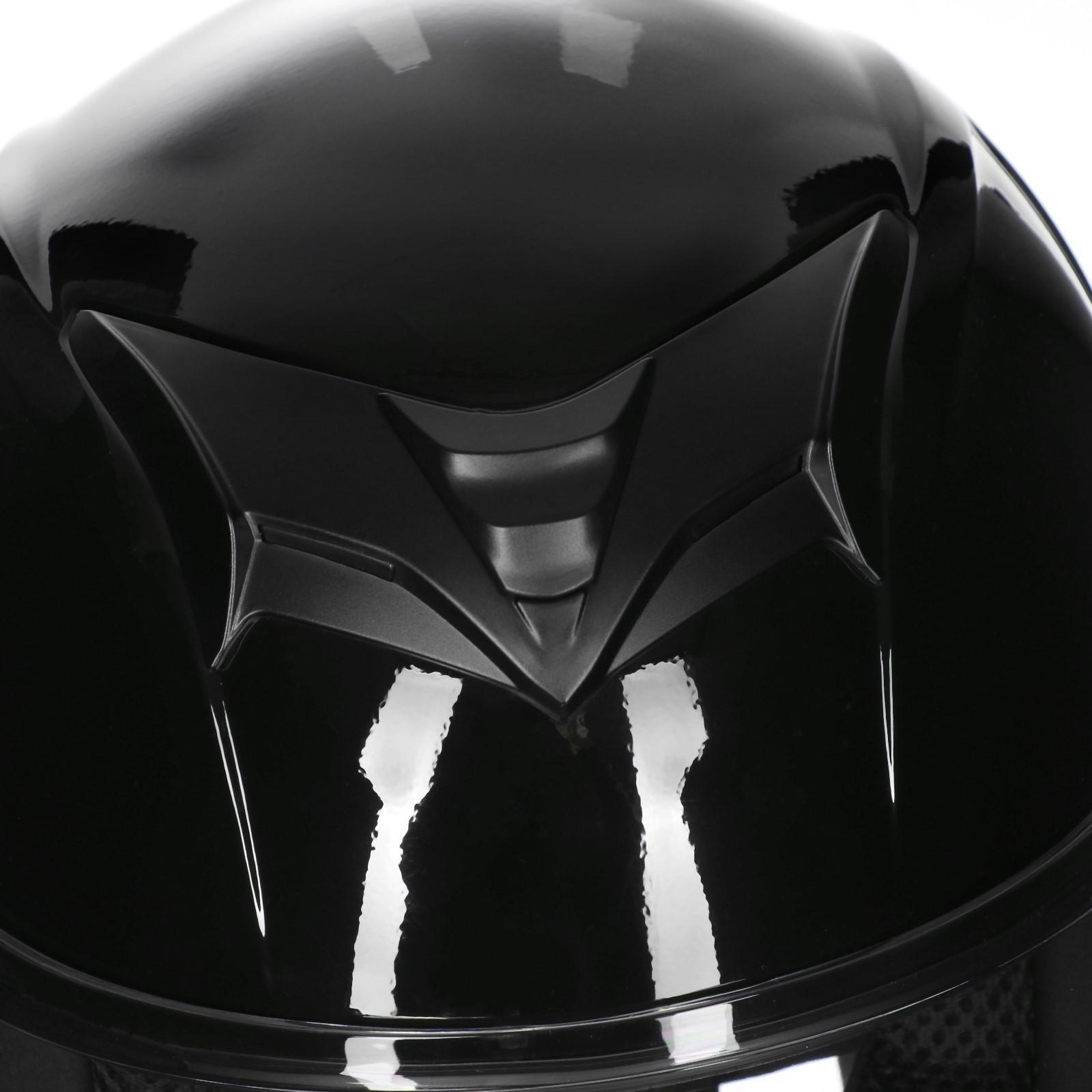 Шлем интеграл, черный, глянцевый, размер XL, FF867