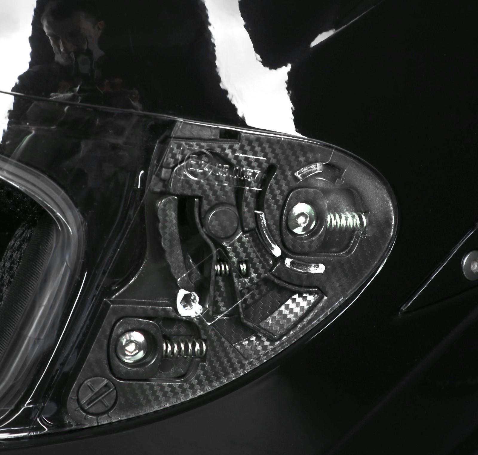 Шлем интеграл, черный, глянцевый, размер XL, FF867