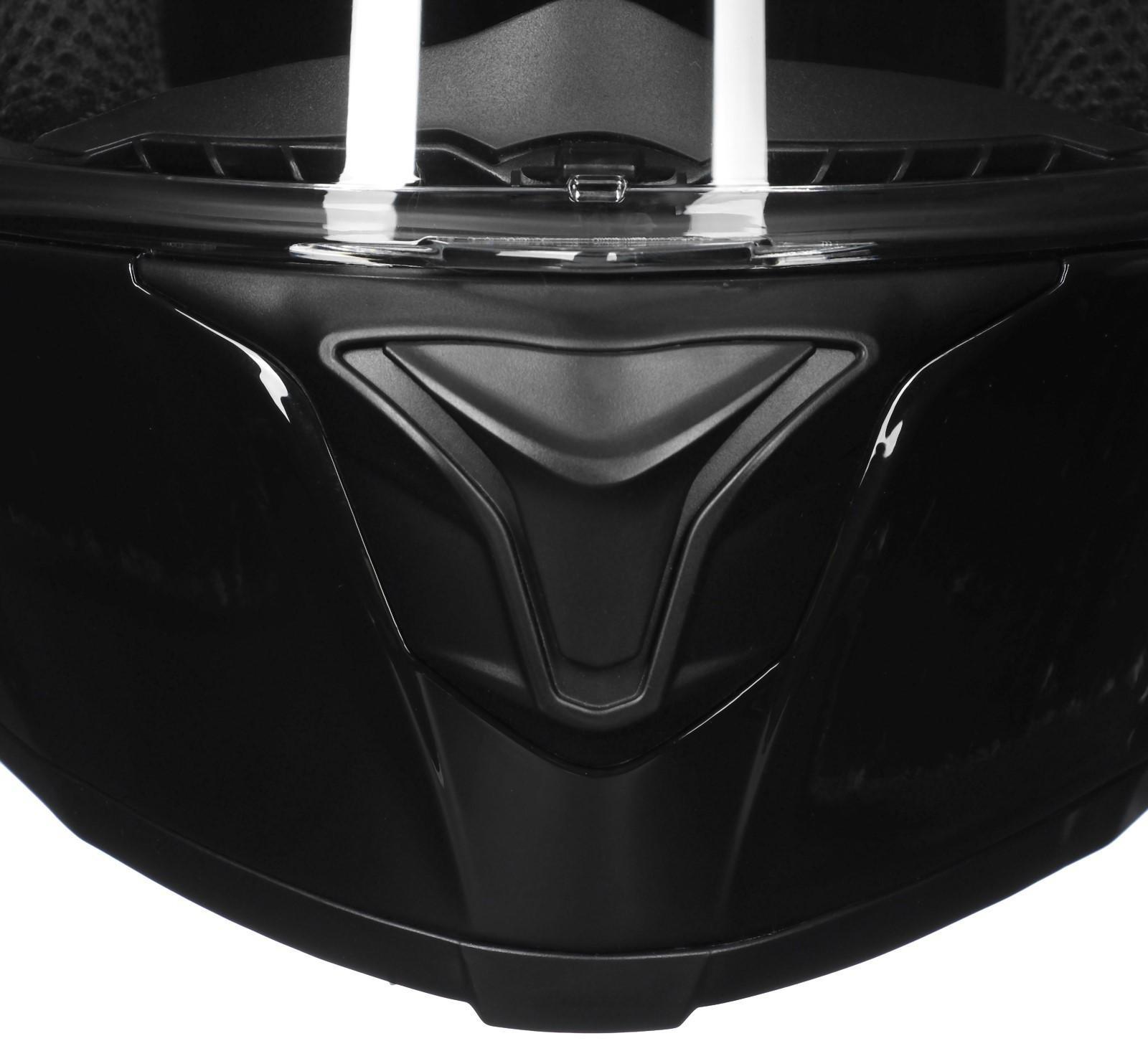 Шлем интеграл, черный, глянцевый, размер XL, FF867