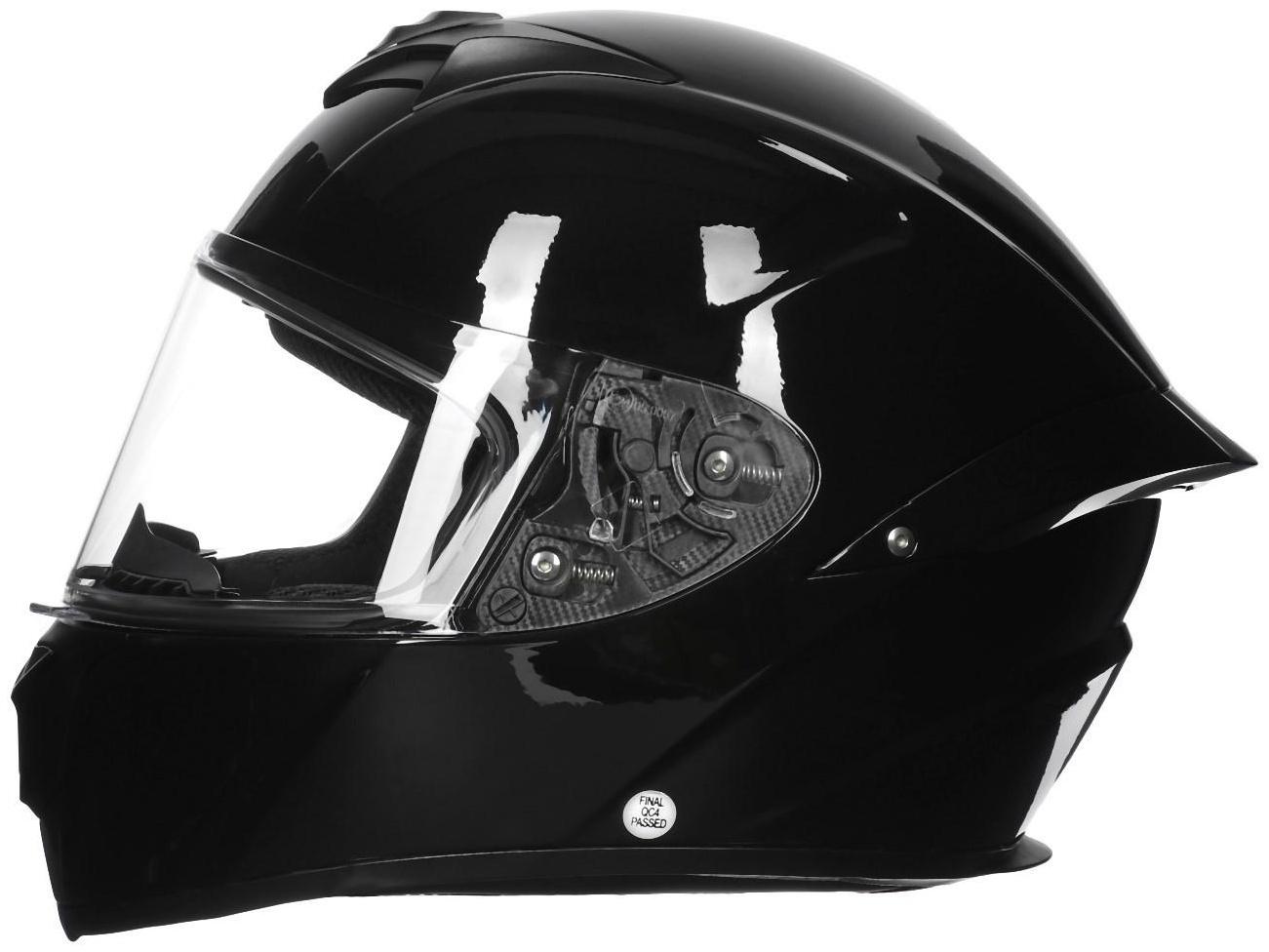 Шлем интеграл, черный, глянцевый, размер XL, FF867