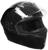 Шлем интеграл, черный, глянцевый, размер XL, FF867