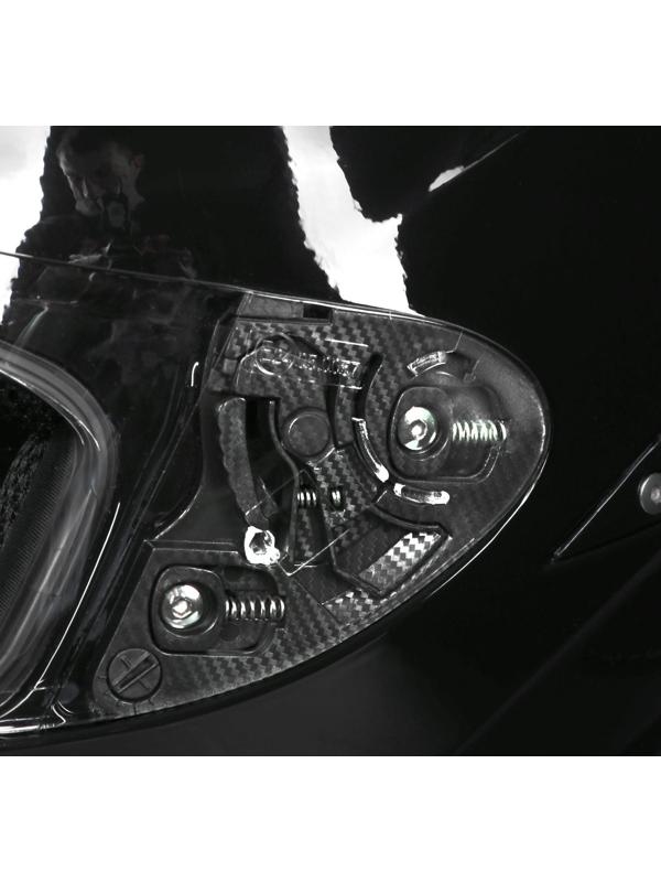 Шлем интеграл, черный, глянцевый, размер XL, FF867