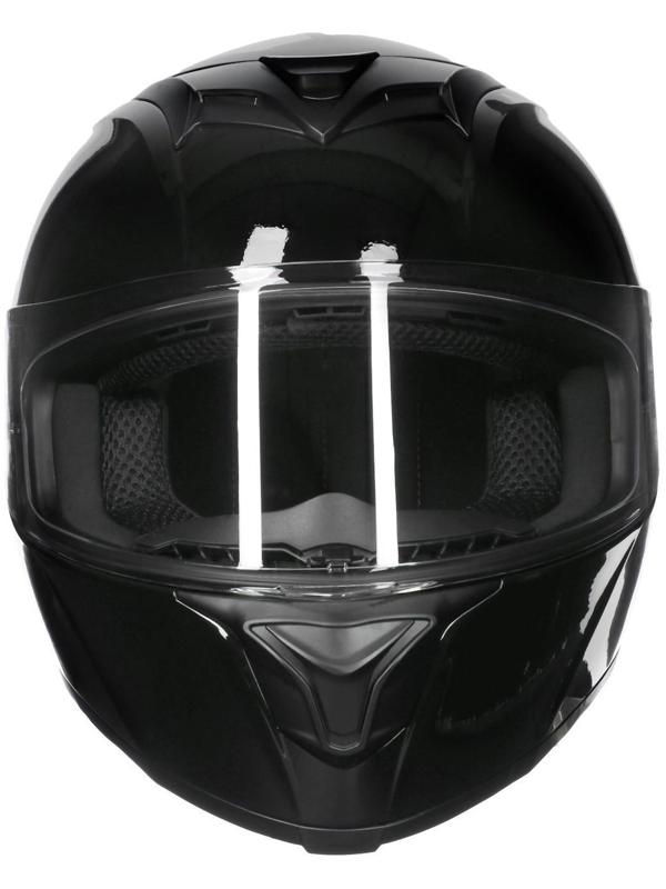 Шлем интеграл, черный, глянцевый, размер XL, FF867