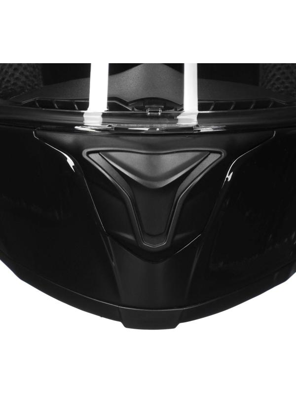 Шлем интеграл, черный, глянцевый, размер XL, FF867