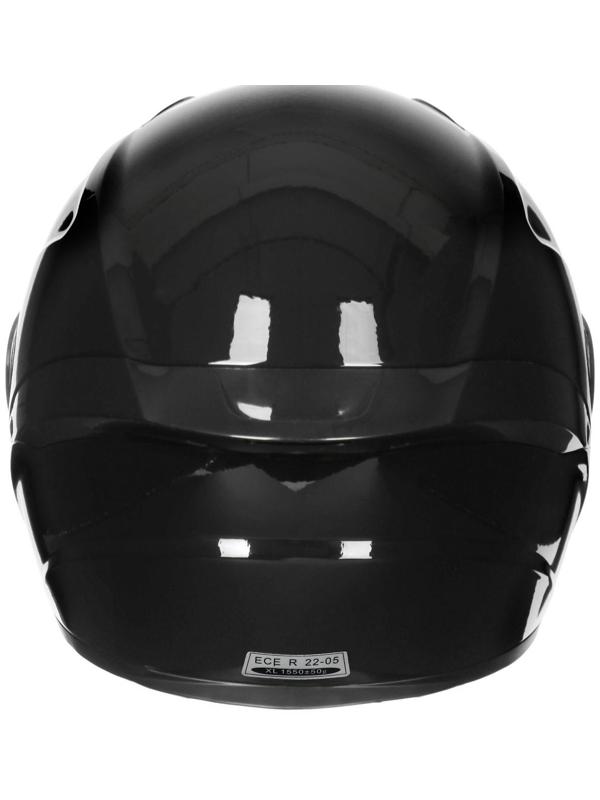 Шлем интеграл, черный, глянцевый, размер XL, FF867