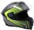 Шлем интеграл, графика, салатовый, размер L, FF867