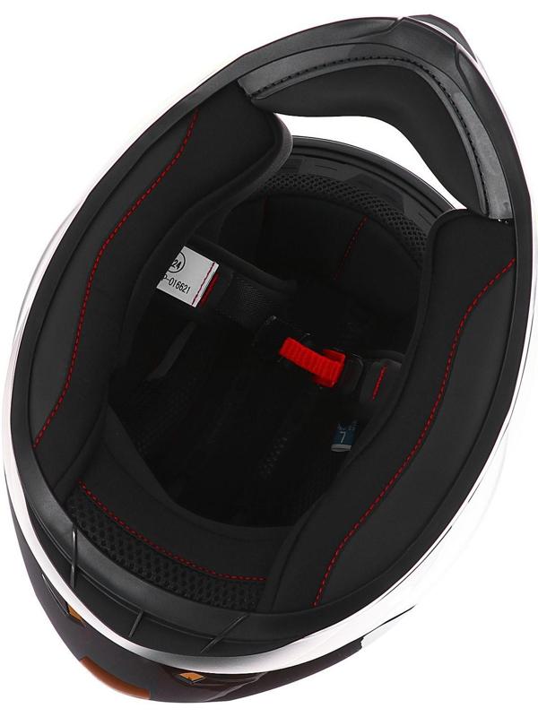 Шлем интеграл, графика, салатовый, размер L, FF867