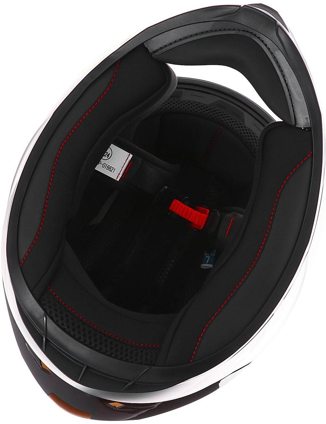 Шлем интеграл, графика, салатовый, размер XL, FF867