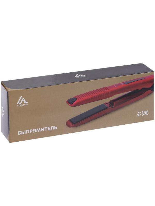 Выпрямитель Luazon LW-32, 25 Вт, керамическое покрытие, 70х18 мм, 200ºС, USB, красный