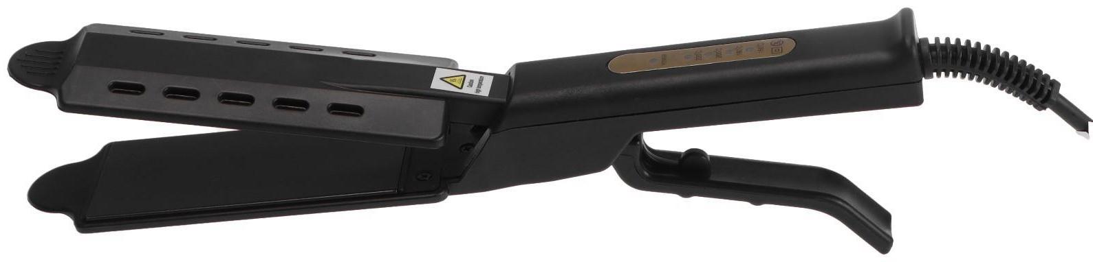 Выпрямитель Luazon LW-38, 60 Вт, керамико-турмалиновое покрытие, до 220°C, чёрный