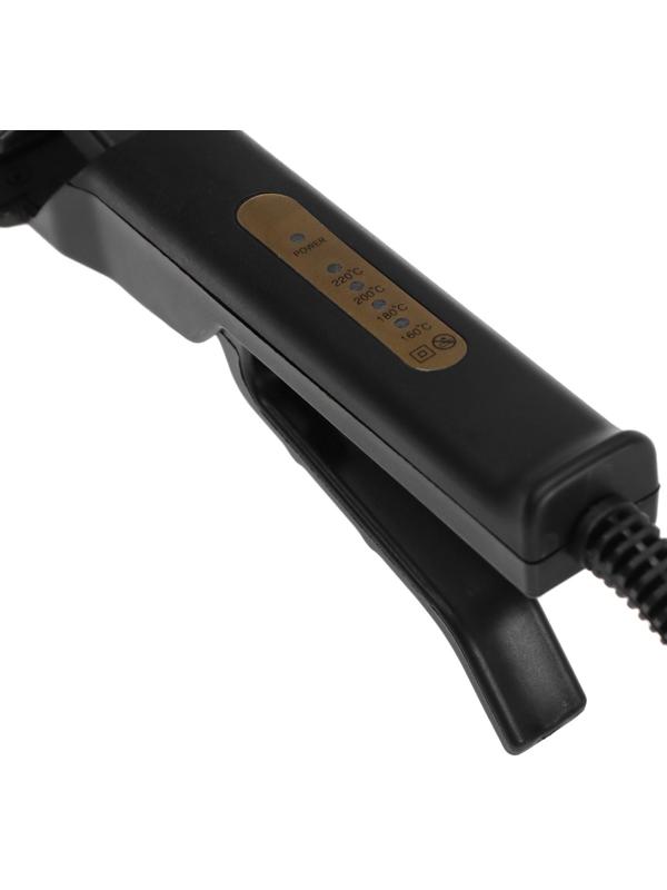 Выпрямитель Luazon LW-38, 60 Вт, керамико-турмалиновое покрытие, до 220°C, чёрный