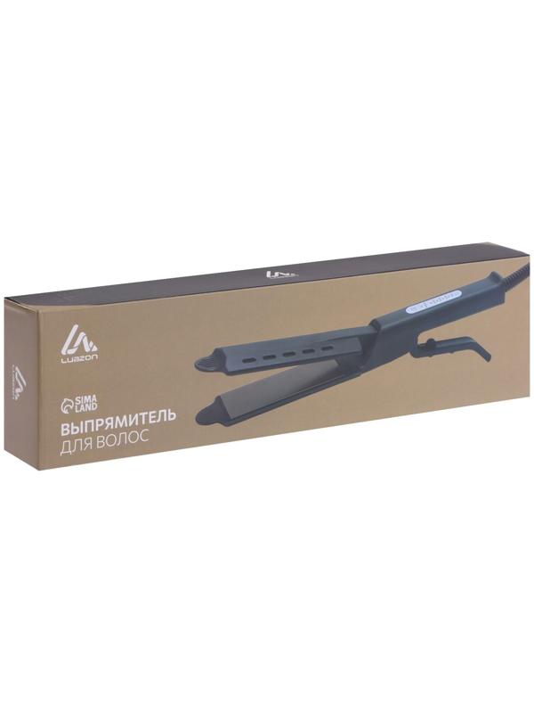 Выпрямитель Luazon LW-38, 60 Вт, керамико-турмалиновое покрытие, до 220°C, чёрный