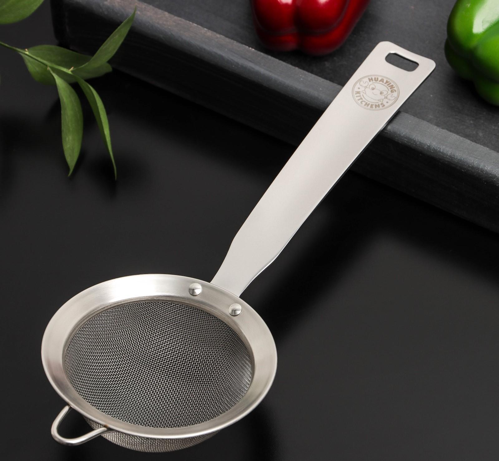 Сито с ручкой Доляна Zero, d=10 см, нержавеющая сталь