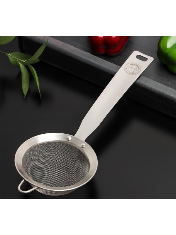 Сито с ручкой Доляна Zero, d=10 см, нержавеющая сталь