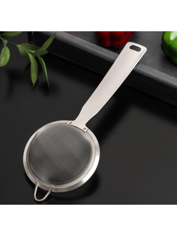 Сито с ручкой Доляна Zero, d=10 см, нержавеющая сталь