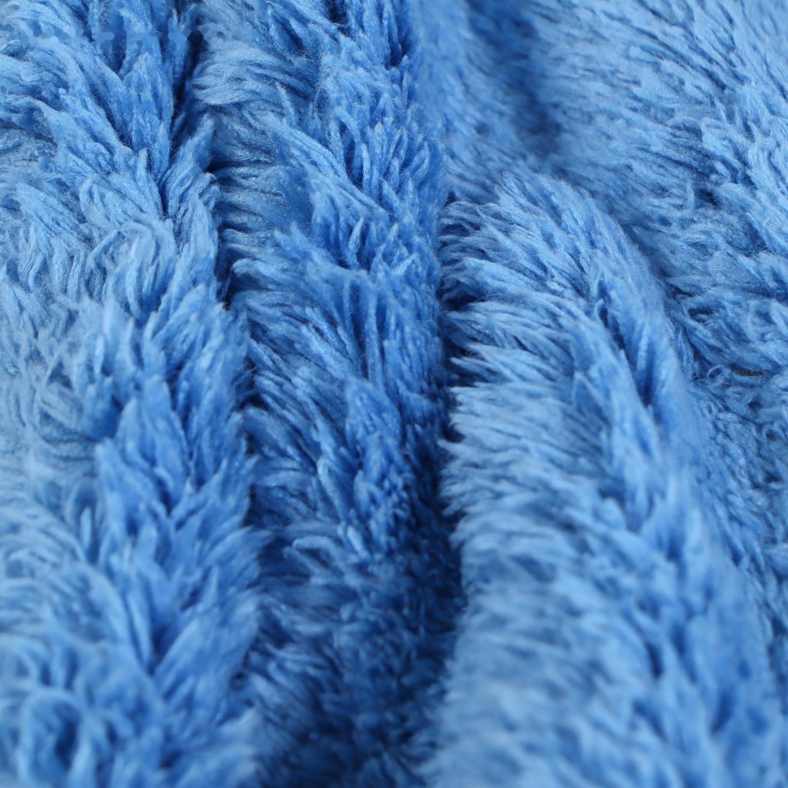 Микрофибра Grand Caratt для полировки, плюшевая, 20×30 см, синяя