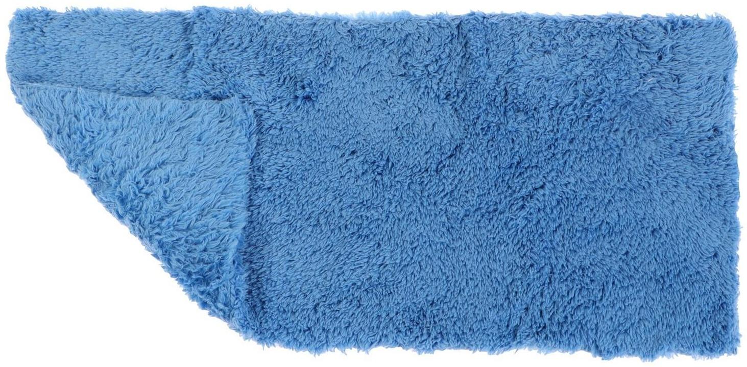 Микрофибра Grand Caratt для полировки, плюшевая, 20×40 см, синяя