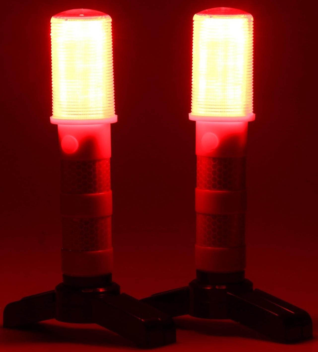 Дорожный аварийный автомобильный фонарь, набор 2 шт