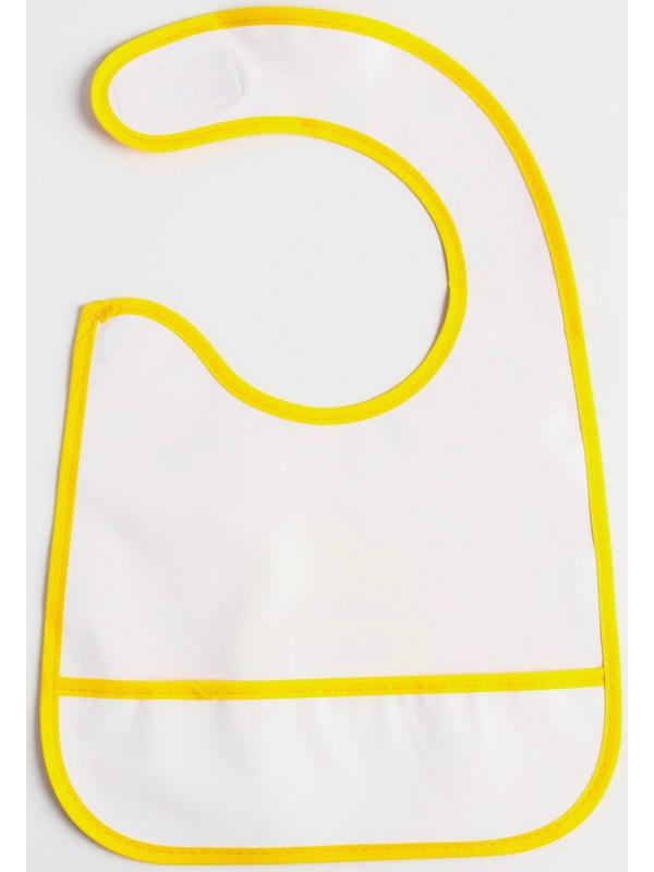 Нагрудник для кормления «Sweet Baby» непромокаемый на липучке, с карманом