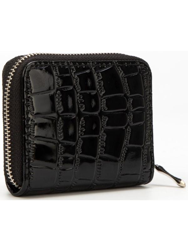 Кошелёк на молнии, цвет чёрный