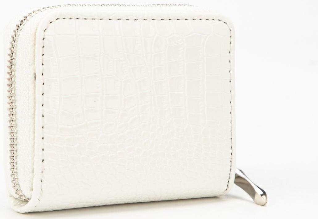 Кошелёк на молнии, цвет белый