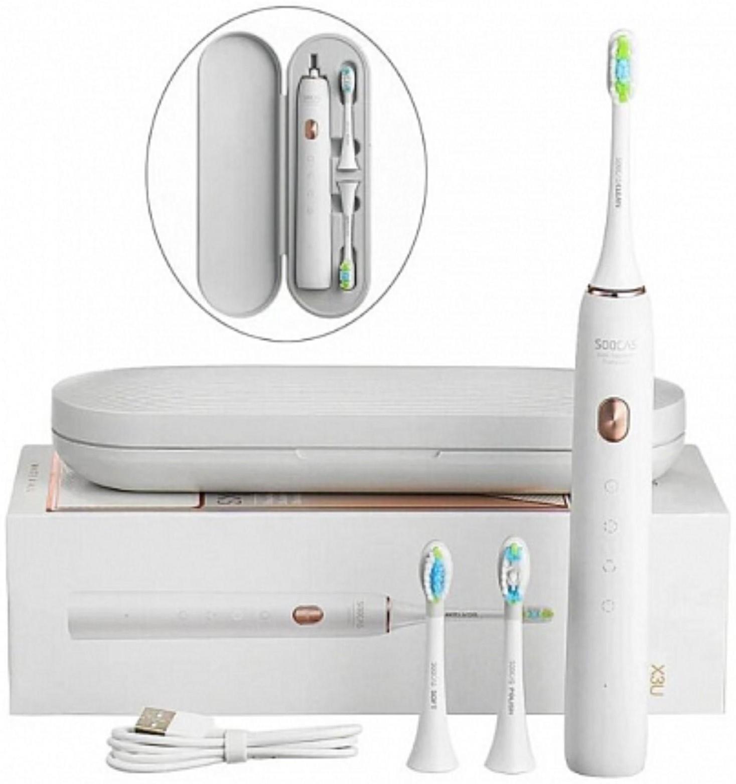 Электрическая зубная щетка Soocas Electric Toothbrush X3U, звуковая, белая
