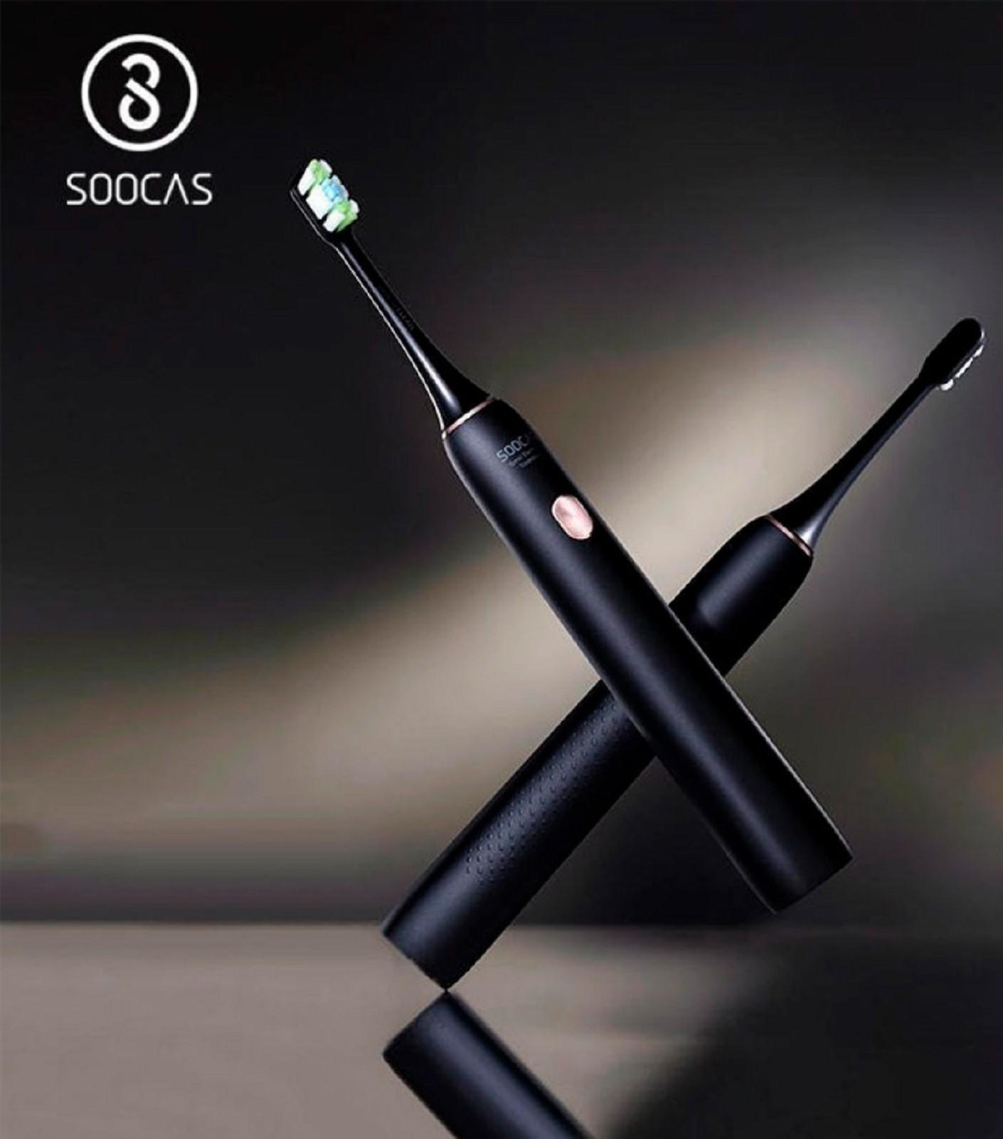 Электрическая зубная щетка Soocas Electric Toothbrush X3U, звуковая, чёрная