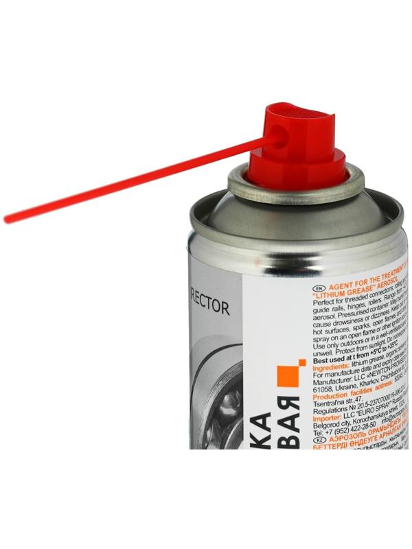 Литиевая смазка RECTOR средство для обработки внутренних поверхностей, 150 мл