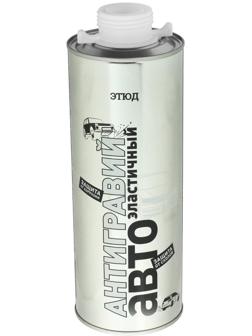 Антигравий эластичный ЭТЮД защита кузова от сколов и коррозии, белый, 1000 мл
