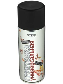 Эмаль ЭТЮД универсальная грунтовочная, 400 мл, аэрозоль, черная