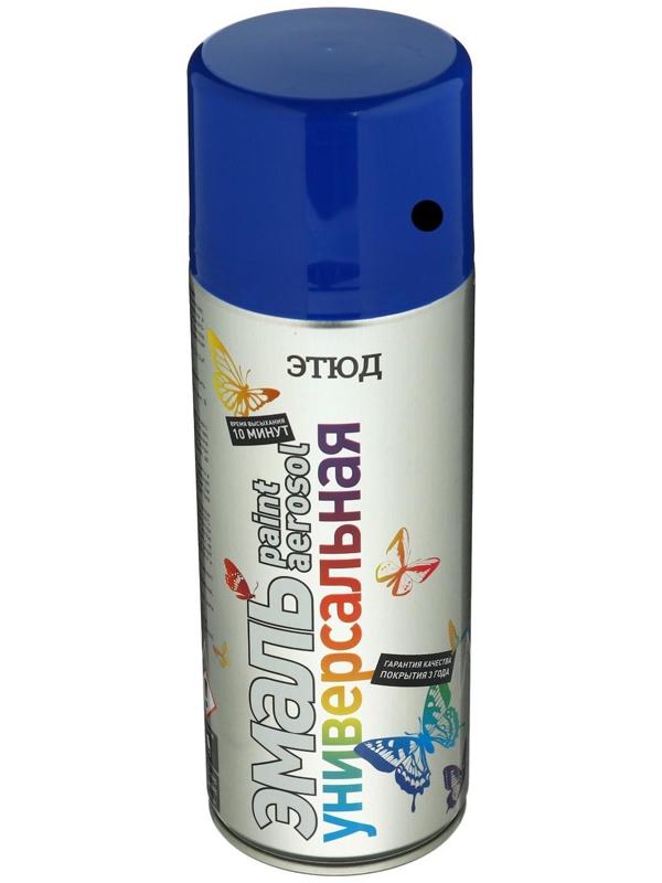 Эмаль ЭТЮД универсальная, 5002 синяя, 400 мл, аэрозоль