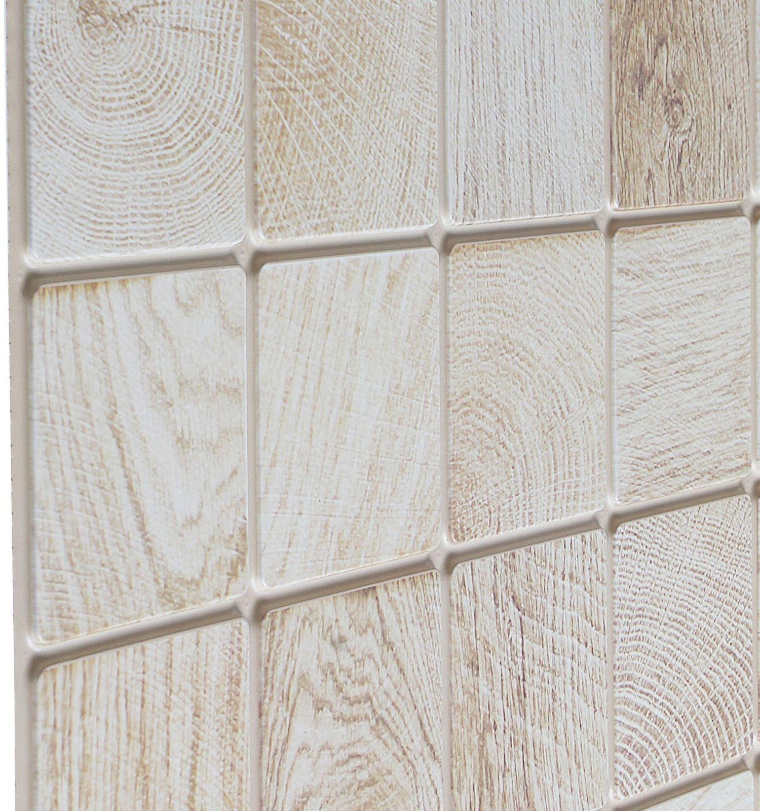 Панель Дерево брус беленый 955*480