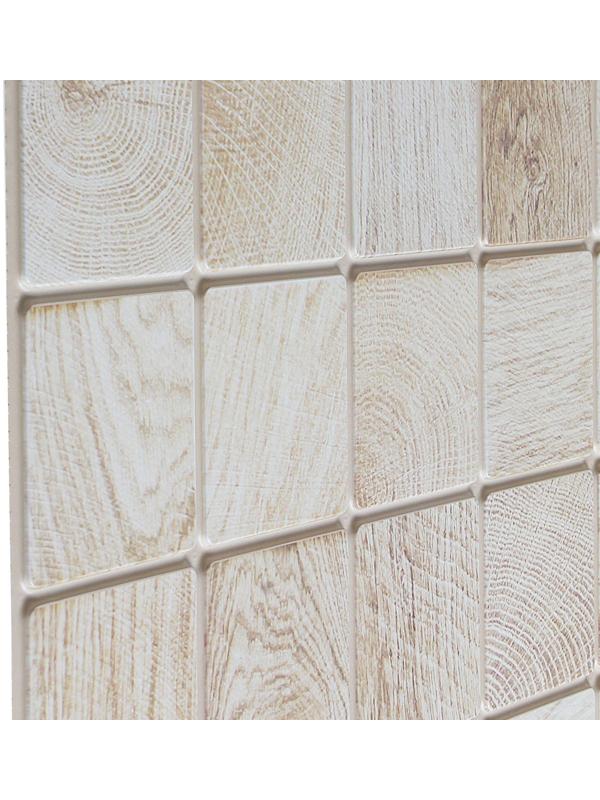 Панель Дерево брус беленый 955*480