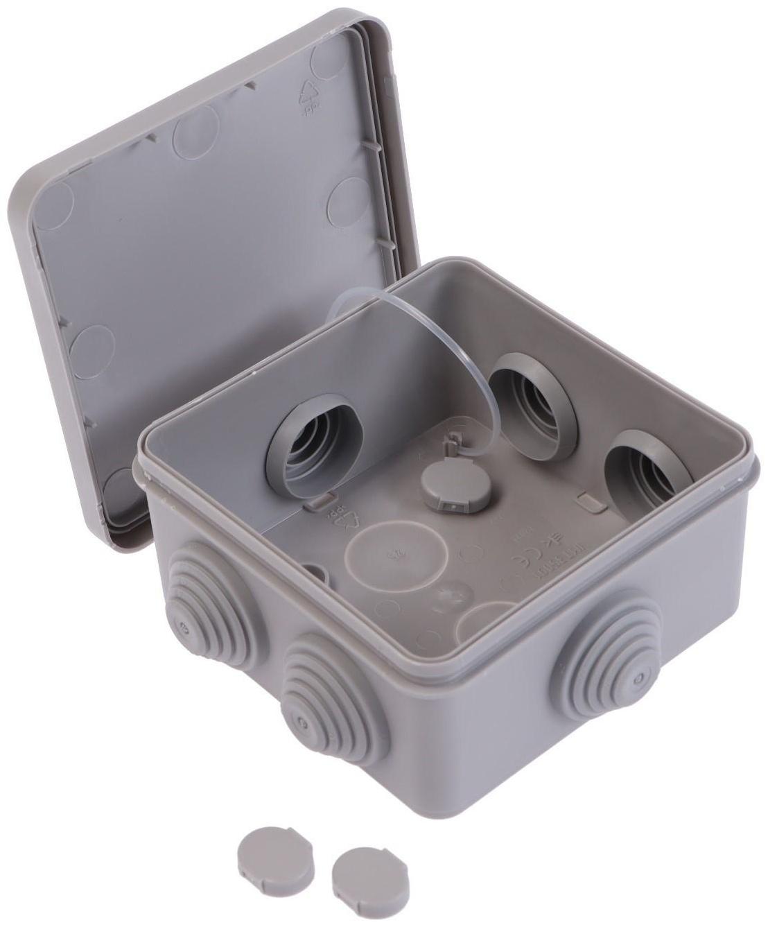 Коробка распределительная SE, 100х100х50 мм, IP55, для открытой установки, серая, IMT35091