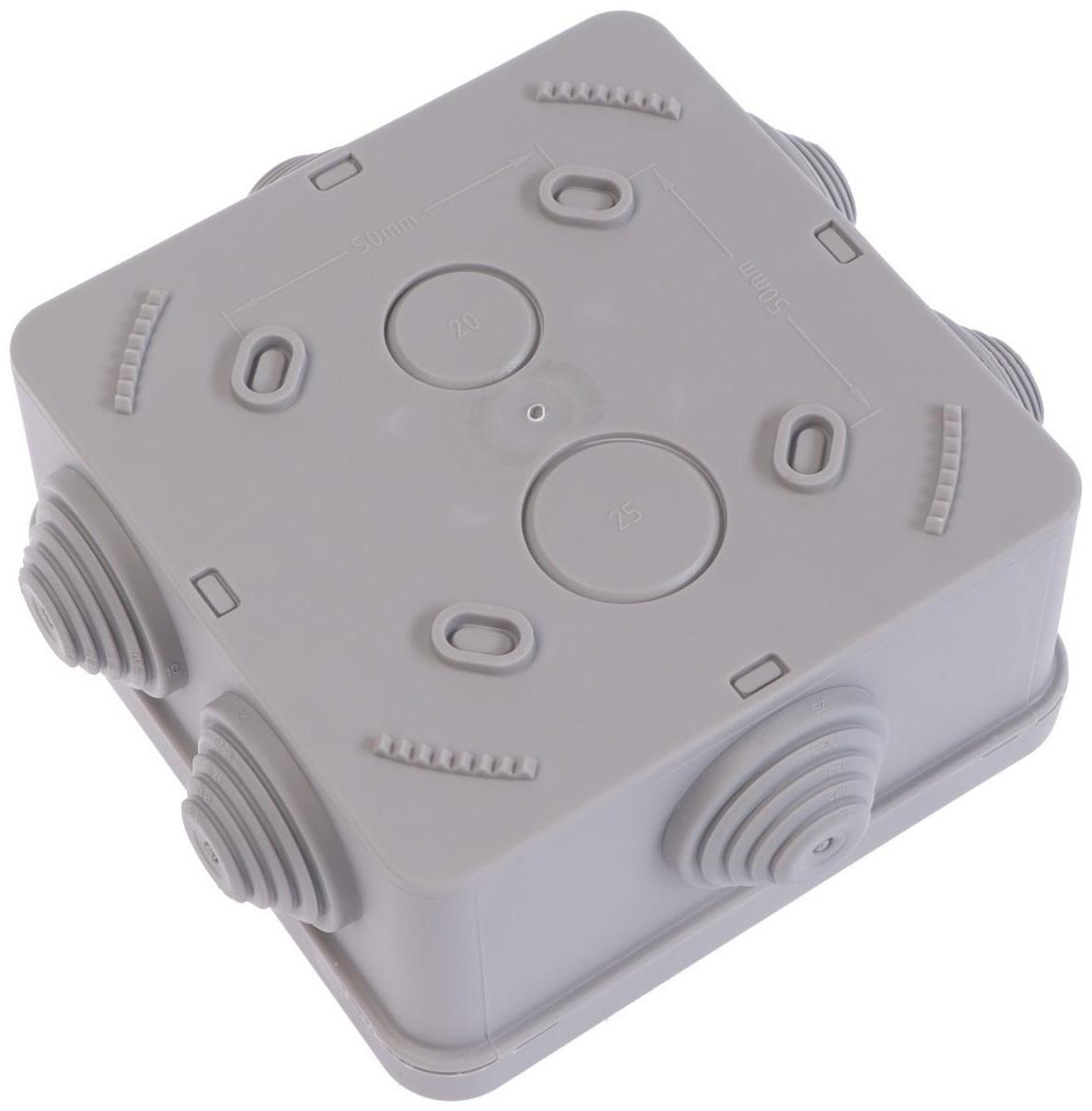 Коробка распределительная SE, 100х100х50 мм, IP55, для открытой установки, серая, IMT35091