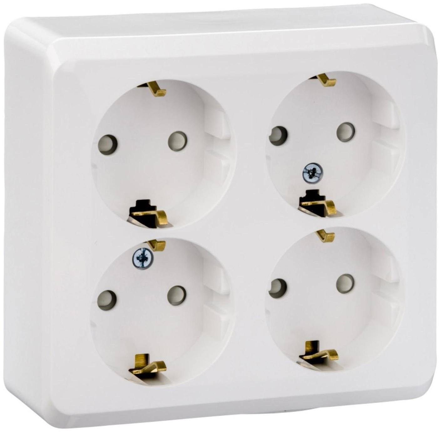 Розетка четверная SE 