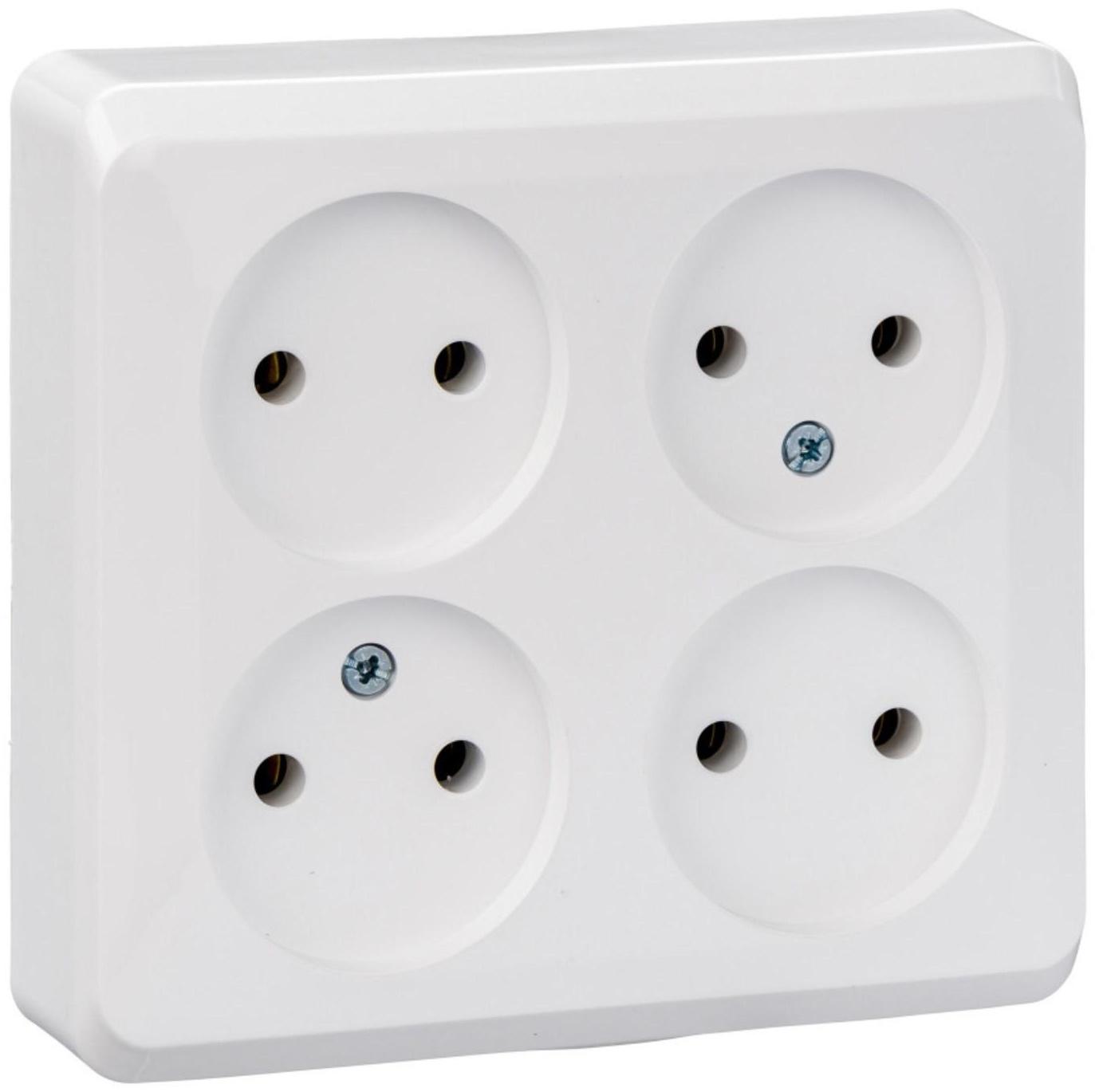 Розетка четверная SE 
