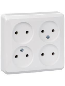 Розетка четверная SE 