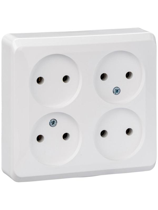Розетка четверная SE 