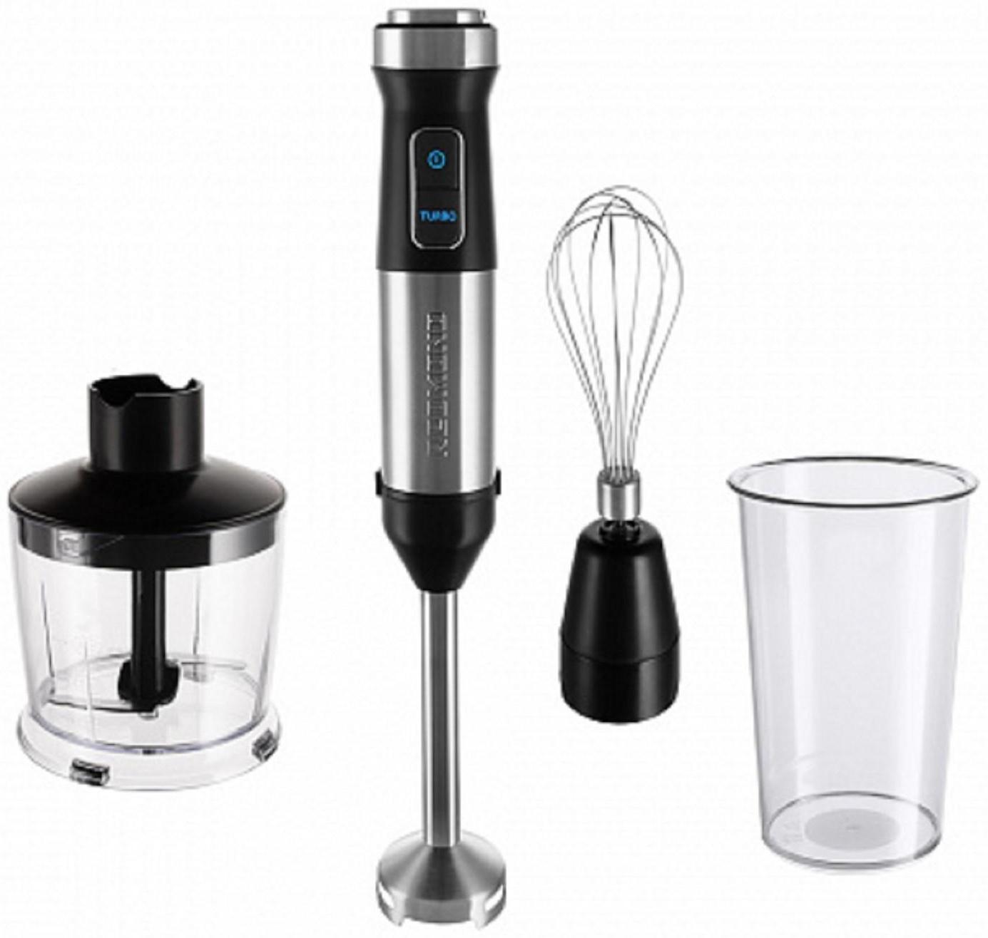 Блендер REDMOND RHB-2983, погружной, 1200 Вт, 0.8/0.5 л, турбо, чёрный