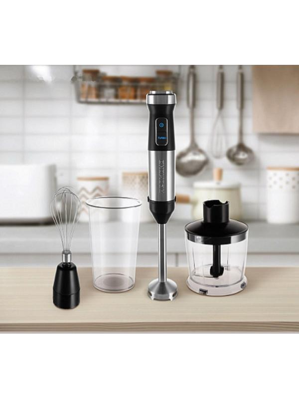 Блендер REDMOND RHB-2983, погружной, 1200 Вт, 0.8/0.5 л, турбо, чёрный